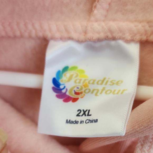 Pink Hoodie with Highland Cow Graphic - Picture 2 of 4